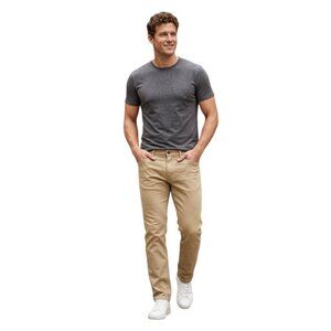 The Perfect Jeans Pants Mens 42x30 Beige Athletic Fit Straight Stretch Casual